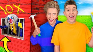 А4-Запер КЛОУНА в НЕПРОБИВАЕМОМ ЯЩИКЕ !