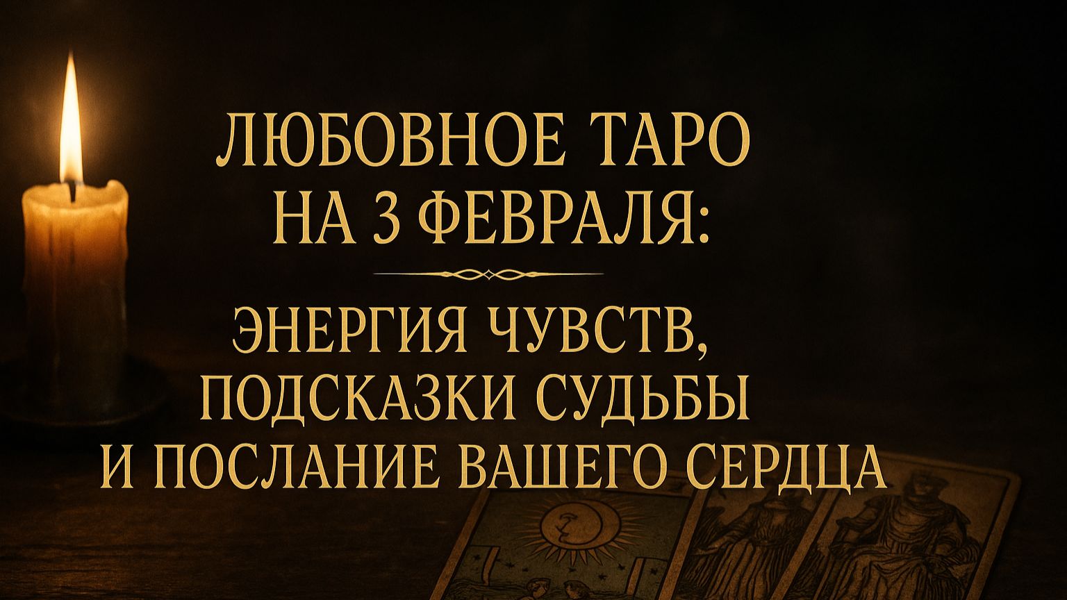 «Любовное Таро на 3 февраля: энергия чувств, подсказки судьбы и послание вашего сердца ❤️🔮✨» смотреть онлайн