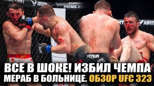ВОТ КАК ЭТО БЫЛО! ОБЗОР UFC 323: Петр Ян - Мераб Двалишвили, Джошуа Ван - Пантожа, Морено. Тайра.