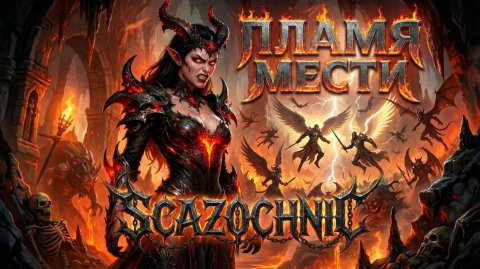 Scazochnic - Пламя мести (Коллаб с Ash AI) | Heavy metal | авторские стихи | AI