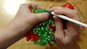 как я вяжу мочалку крючком.