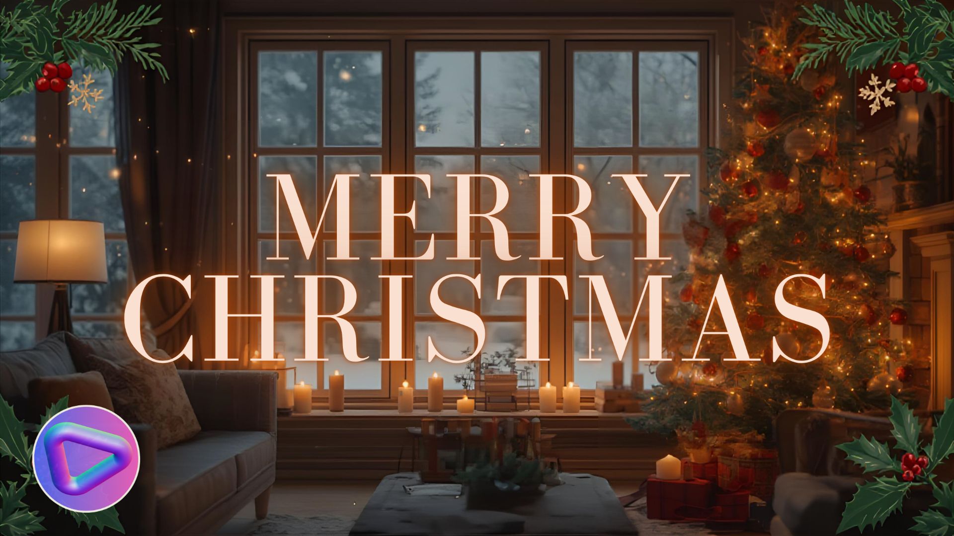 Фоновая музыка для рождественских роликов ❄️🎶 Christmas Candlelight Dreams by Background Music Lab смотреть онлайн