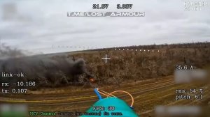 🔥Оптоволоконщики ГВ "Центр" уничтожили танк Т-72М1 ВСУ на Константиновском направлении.