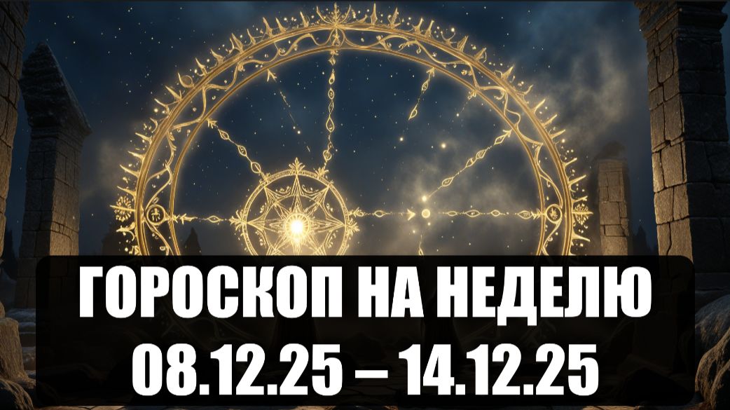 Гороскоп на неделю с 08 по 14 декабря 2025