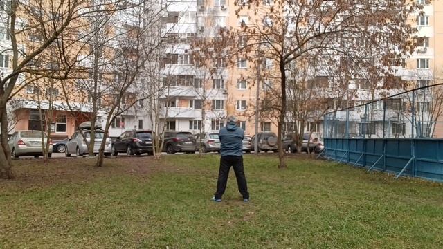 Разминка с двуручной булавой весом 6.6 кг (8)