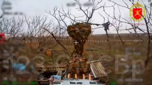 Наши бойцы 123 Бригады "Самарканда" снова уничтожают аппаратуру управления бпла противника.