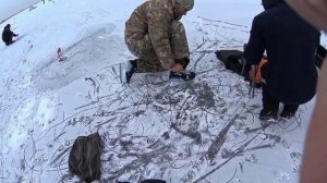 Рыбалка на коньках, сасыколь,это увлекательный был атракцион.