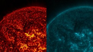 Двойная мощная вспышка произошла на Солнце