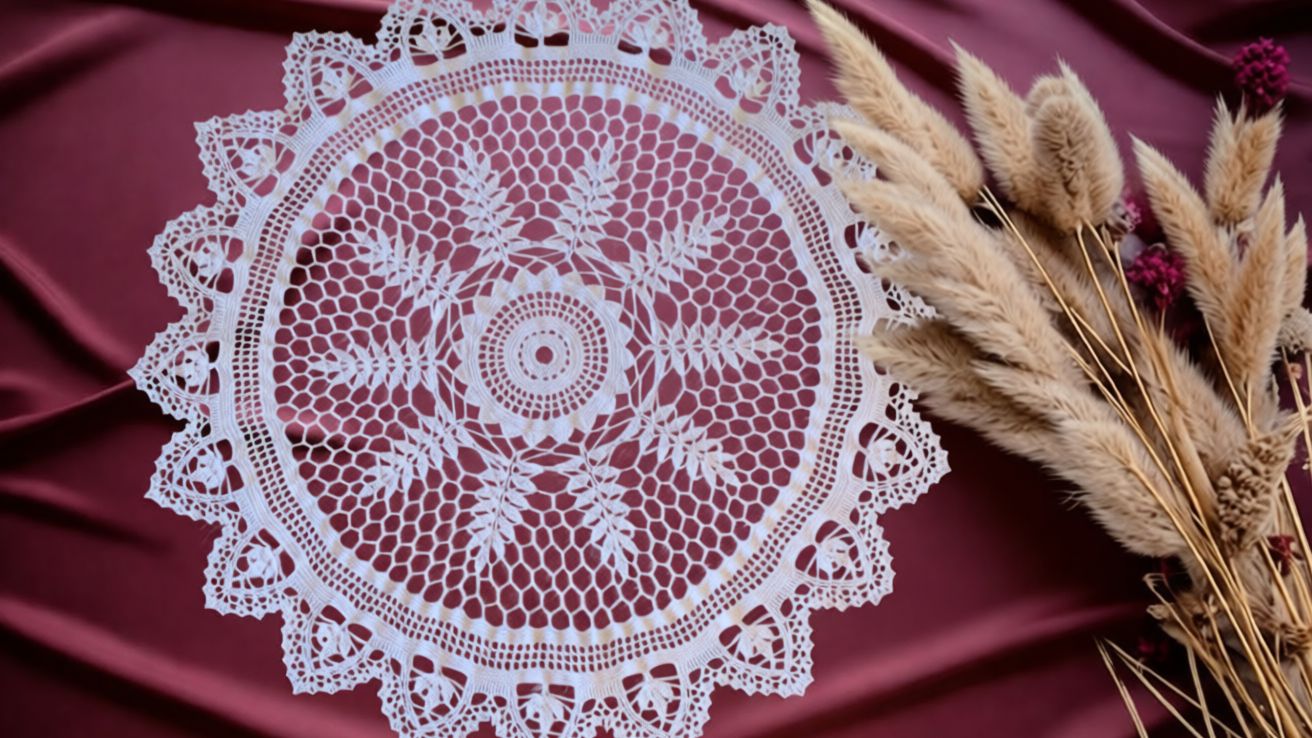 Салфетка "Восходящее солнце". Часть 2 смотреть онлайн