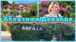 Отель Абаата Гагры .Абхазия в декабре прекрасна 🌴🍷🥰