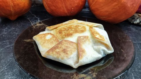 Вкусный и сытный завтрак. Лаваш с начинкой. Рецепт завтрака.