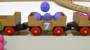 Мультик для малышей - Учим Цвета и Цифры с паровозиком Тино