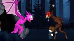 Олень против Летучей Мыши! Битва в лесу за 99 ночей – кто победит? РЕАКЦИЯ