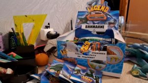 распаковка доисторических хищников в море