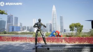 Человекоподобный робот от ENGINEAI T800.