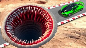 СМОЖЕТ ЛИ СУПЕРКАР ПЕРЕЛЕТЕТЬ ОГРОМНУЮ ЯМУ ПОЖИРАТЕЛЬ В ГТА 5 ? - ЭКСПЕРИМЕНТ В GTA 5