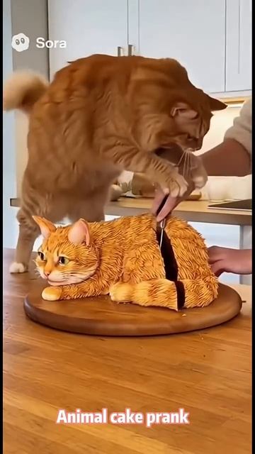 Как кошки регаируют на торт смотреть онлайн