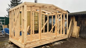 Построил БЮДЖЕТНЫЙ каркасный дом. Пошаговый процесс строительства. Вот что получилось.....