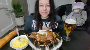 Мукбанг Скумбрия х/к и масляная г/к, пюре, багет  и "лимонадик" )