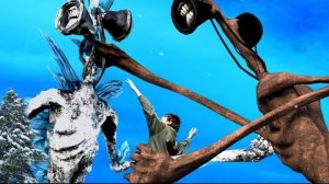 Сиреноголовый против Ледяного Сиреноголового в реальной жизни