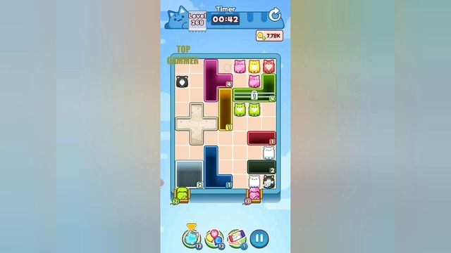 Как пройти Уровень 268 в Drop the Cat! (Решение)