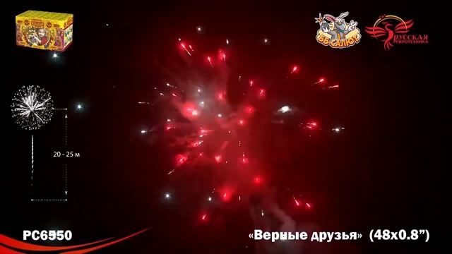 Фейерверк РС6550 Верные друзья (0,8" х 48)