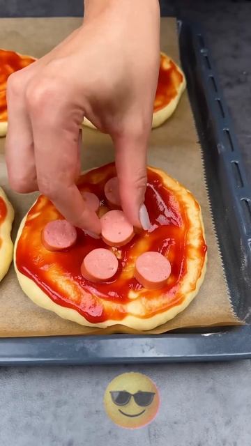 Мини пицца как в школьной столовой!! 🫶🥰😎
