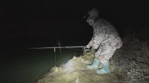 Ночная рыбалка на налима на малой реке. 7 декабря 2025