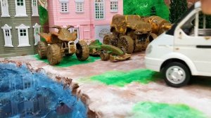 мультики для малышей  МАШИНКИ падают в грязь про машинки видео для детей мультфильмы #Машинки