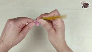 Лепестки крючком из столбиков разной высоты