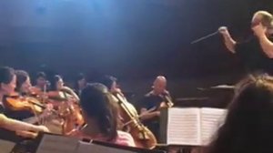 Мусоргский «Ночь на Лысой горе» фрагмент репетиции г. Чанша (Китай) 2016