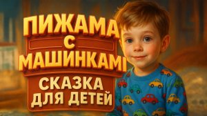 ПИЖАМА С МАШИНКАМИ. СКАЗКА НА НОЧЬ ДЛЯ ДЕТЕЙ