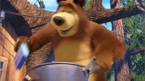 Маша и медведь. Первое апреля никому не верю!