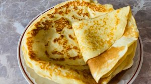 Рецепт блинов на кефире