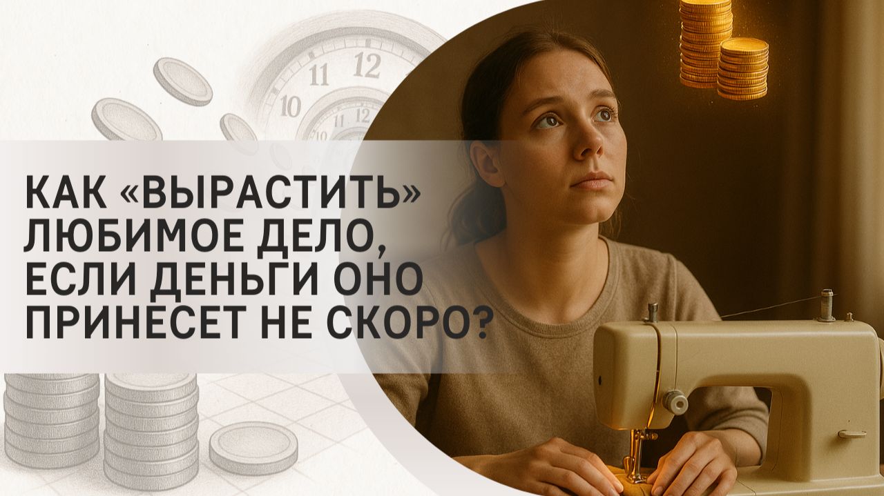 Как «вырастить» любимое дело, если деньги оно принесет не скоро?