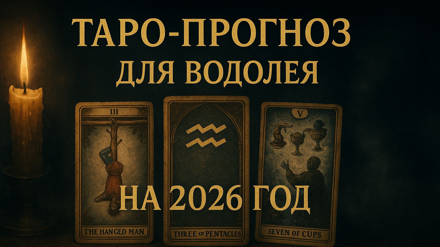 «Таро-прогноз для Водолея на 2026 год: судьбоносные перемены, любовь, успех и новые перспективы 🌊✨»
