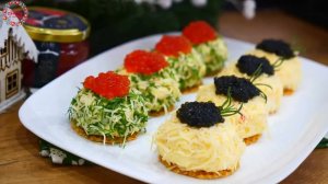 Проще простого! Недорогая, но шикарная закуска на праздничный стол! Крабовые шарики с икрой