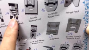 Как использовать все 32 лапки для швейных машин | Руководство для начинающих и продвинутых