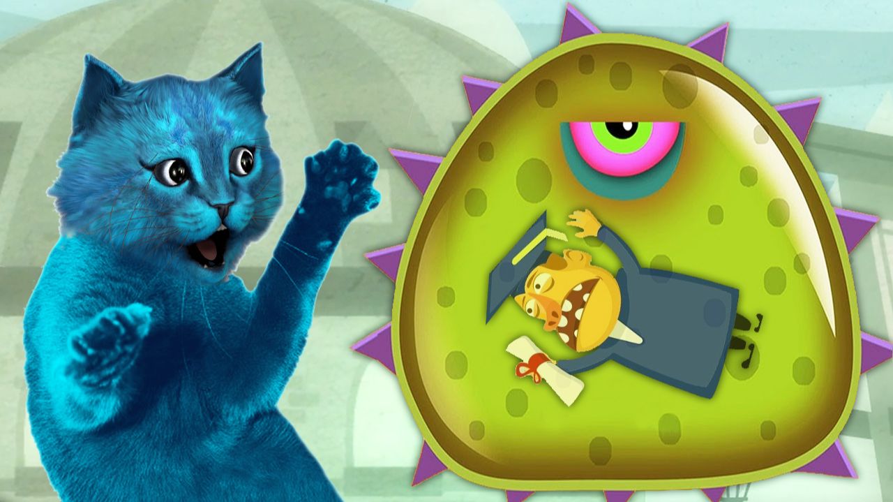 ХИЩНЫЙ СЛИЗЕНЬ ЗАСАСЫВАЕТ ЛЮДЕЙ #2 Игра про слизь КОТЁНОК ЛАЙК Mutant Blobs Attack