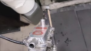 Установка элетро котла Лунфей 2Кв на двигатель 4D20