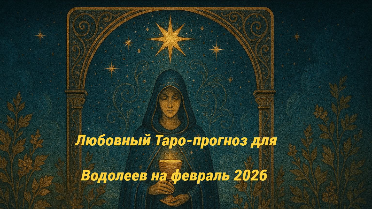 💖 Любовный Таро-прогноз для Водолеев на февраль 2026 — чувства, перемены и энергия судьбы 🔮 смотреть онлайн