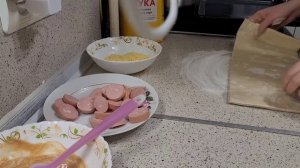 Домашняя выпечка  к чаю/ Мини пицца/ быстрый рецепт/