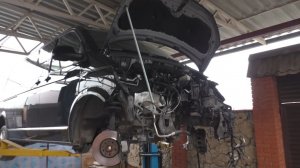 Замена двигателя CFCA на CFGB на VW Transporter T6 Фольксваген Транспортер 2,0 TDI 2017 4часть