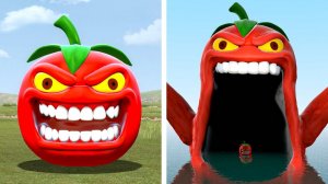 ЭВОЛЮЦИЯ ПСИХОВАННОГО ПОМИДОРА В ГИГАНТСКОГО МОРСКОГО МОНСТРА