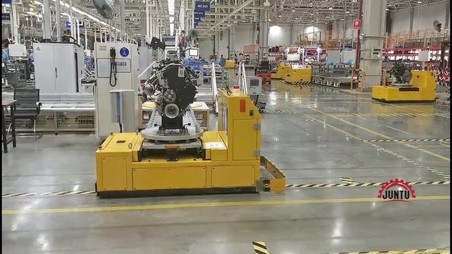 Роботизированные самоходные тележки в автомобилестроении смотреть онлайн