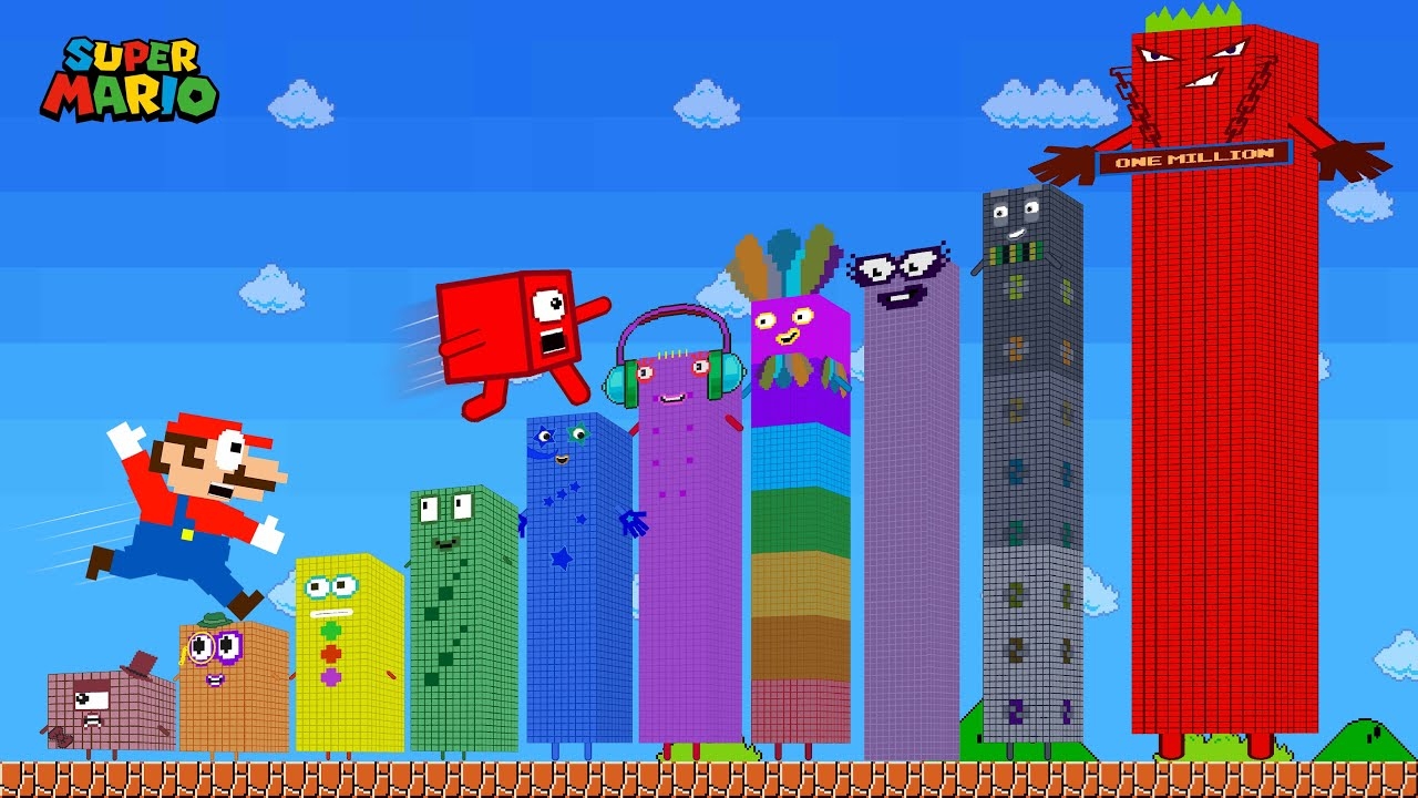 🟩🔴🔶Приключение фигурок! Марио и кубик испытывали новые лабиринты!