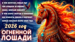 2026 год ОГНЕННОЙ ЛОШАДИ в чем встречать, как приманить удачу и любовь