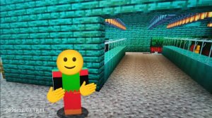 построил дом нюхачей в майнкрафт