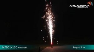 Уличный конусный фонтан MF00-100 - FONTANNA (средний) - время работы 26 сек. - высота работы 3 метра