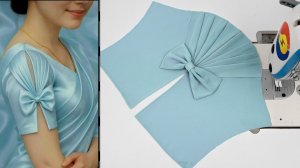 Элегантное руководство по шитью рукавов с защипами и бантом